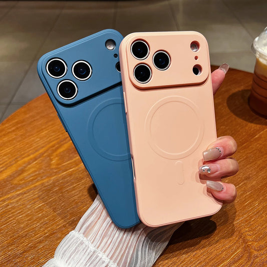 MagSafe Liquid Silicone iPhone 17 Case — Camera Protection