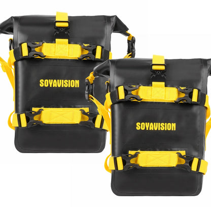 2PCS Motorcycle Bumpers Bag Waterproof 5L-8L Motorcycle Side Frame Bag Motorcycle Crash Bar Bag Universal Tools Storage Bag