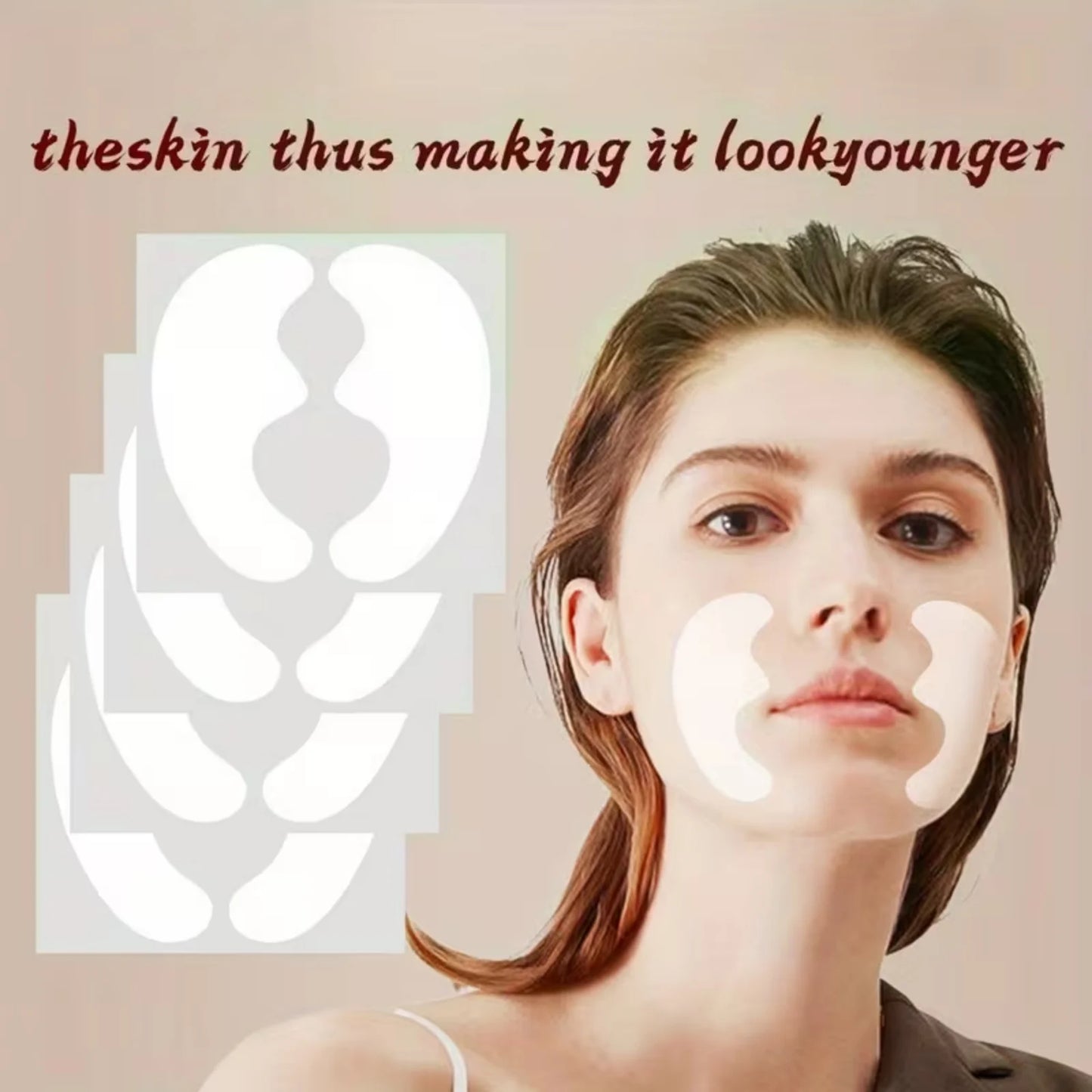 This face tape is ultra-thin, transparent and invisible, offering a seamless blend with skin. Its waterproof design ensures stro