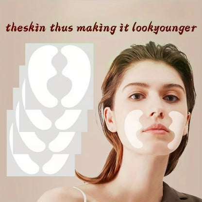 This face tape is ultra-thin, transparent and invisible, offering a seamless blend with skin. Its waterproof design ensures stro
