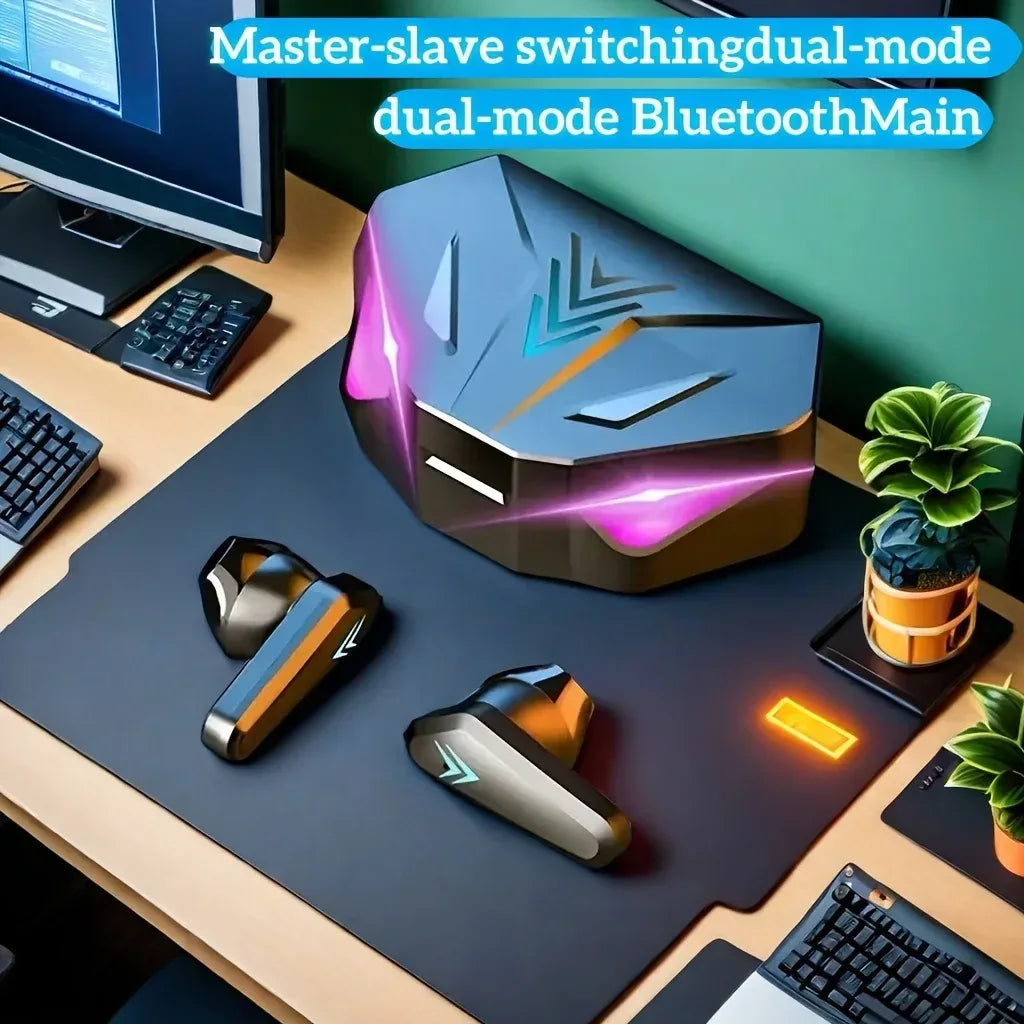 X15 TWS Wireless Bluetooth Headset LED Display Gamer Earbuds with Mic Wireless Headphones Noise Cancelling Bluetooth Earphones - Urbizia