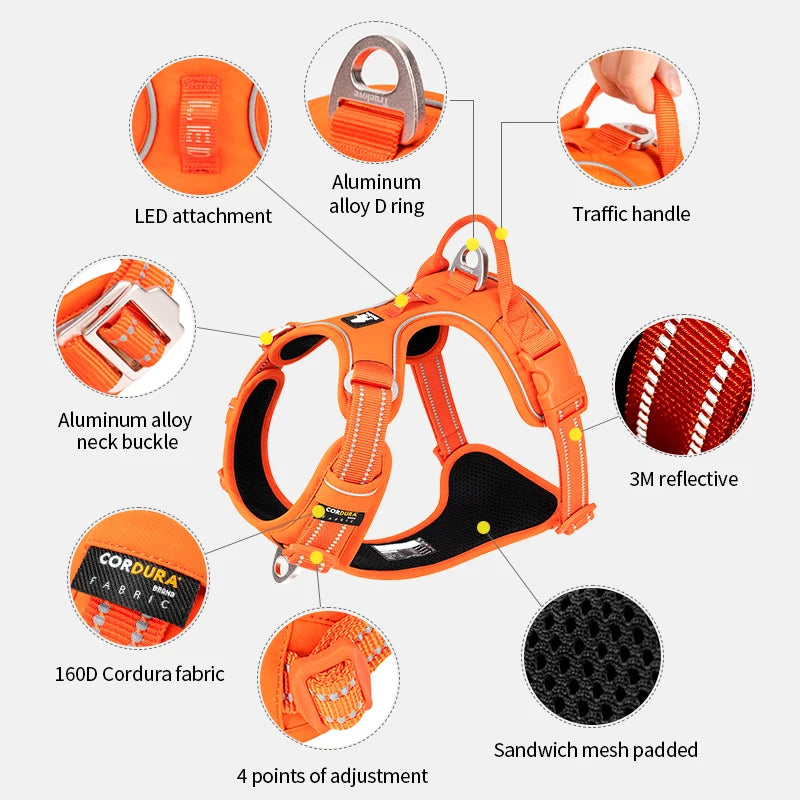 Truelove Reflective No-Pull Dog Harness