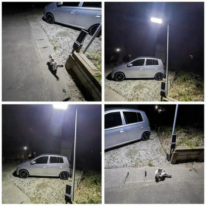 250W Solar Lights Outdoor Waterproof 8000LM LED Flood Lights Motion Sensor with Remote 3 Modes Street Lamp for Yard Garden Path