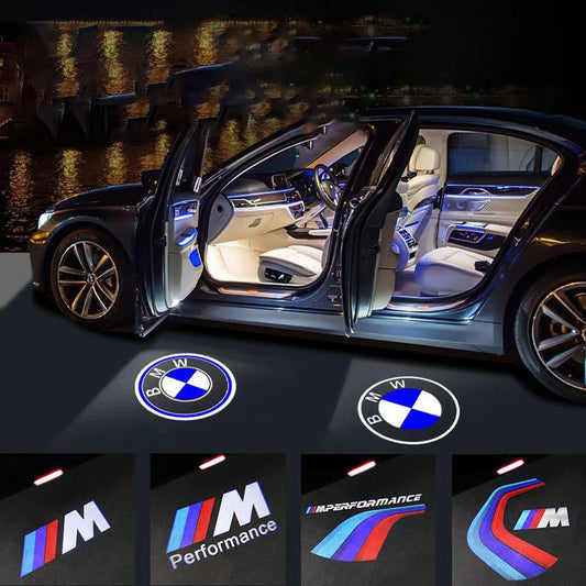 Car Door Welcome Light for BMW M Performance E46 E90 E60 F20 X1 F10 F30 Logo Ghost Shadow LED Atmosphere Light Universal Fit