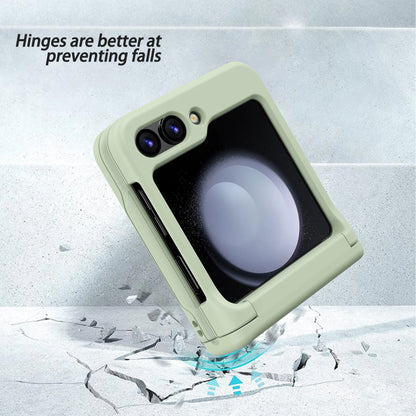 Flip Cover Card Insertion Phone Case For Samsung Galaxy Z Flip 8 Galaxy Z Flip 7 5 4 6 Shockproof Fall Prevention Phone Cover