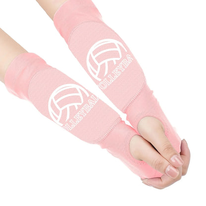 Girls Volleyball Arm Sleeves, 1 Pair Padded Volleyball Passing Sleeves with Foam Protection, Volley Ball Arm Protector for Youth