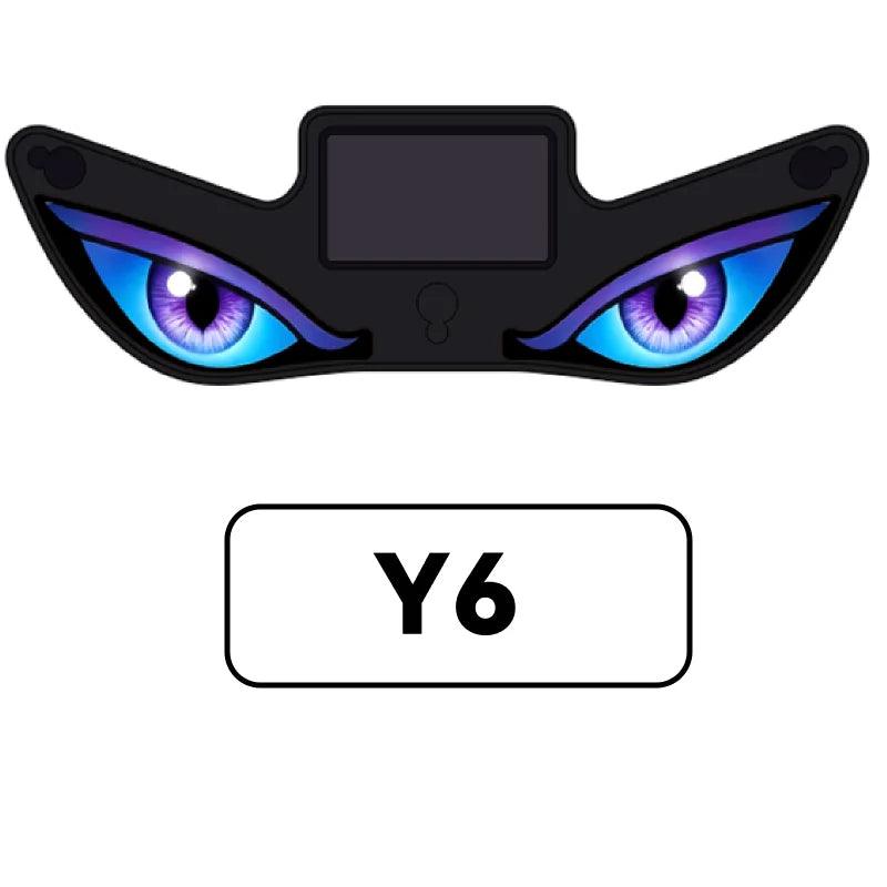Solar Powered Car Neon Light Wireless Cool DEMON EYE Led Ambient Light Suction Cup USB Rechargeable Atmosphere Breathing Lamp