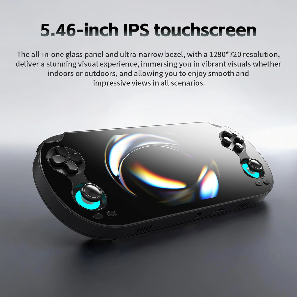 Anbernic RG VITA Retro Handheld Game Console 5.46-inch IPS Touch Screen Android 12 3GB+64GB AI Function 3D Hall Joystick 5000mAh