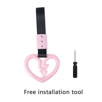 JDM Auto Accessories Cat Tsurikawa Ring Handle Hand Strap Loops Bumper Bus Car Drift Charm Warning Tag