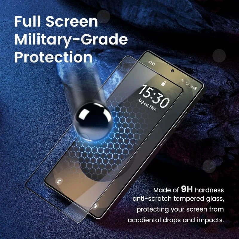 3Pcs Tempered Glass For Samsung S26 Ultra Edge Plus Screen Protector On Galaxy S25 S24 Ultra A57 A37 A17 Protective Cover Glass