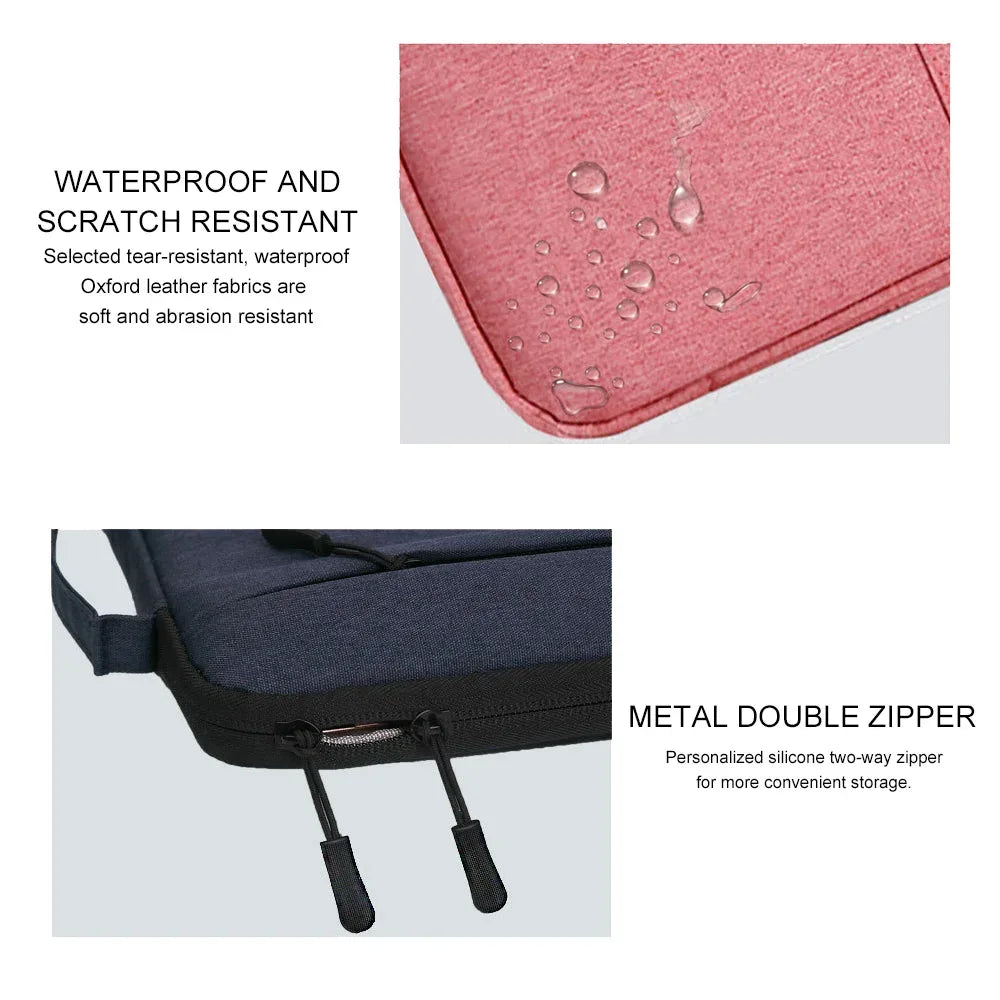 Waterproof Laptop Sleeve Bag 12–16 Inch Notebook Case
