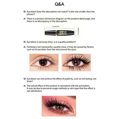 4D Black Fiber Mascara Lengthening Volume