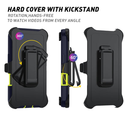 Armor Defender iPhone Case with Stand – PC + TPU