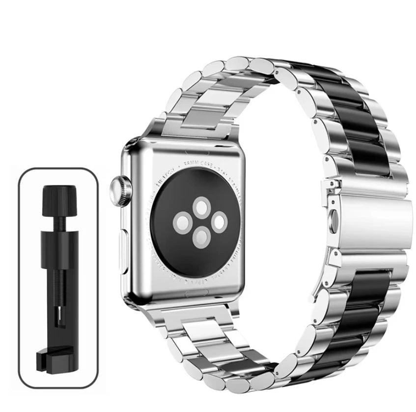 Stainless Steel Strap For Apple Watch Band 45mm Ultra 49mm 41mm 40mm 44mm 46mm Strap Metal Bracelet For Iwatch Series 11 10 42mm
