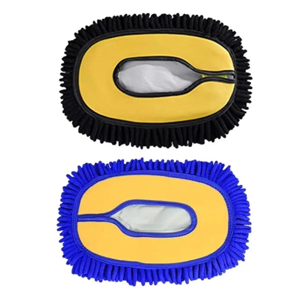 New 27cm Car Wash Mop Head Chenille Removable Mop Replacement Cloth Heavy Duty Reusable Mop Accessories