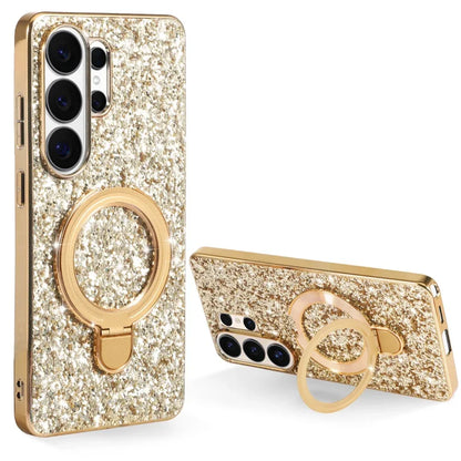 Starry Glitter Folding Stand Case for Samsung Galaxy