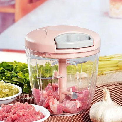 Manual Meat & Garlic Mincer – 500/900ML - Urbizia