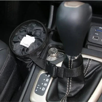 Universal Car Garbage Bag Back Seat Headrest Litter Trash Garbage Can - Urbizia