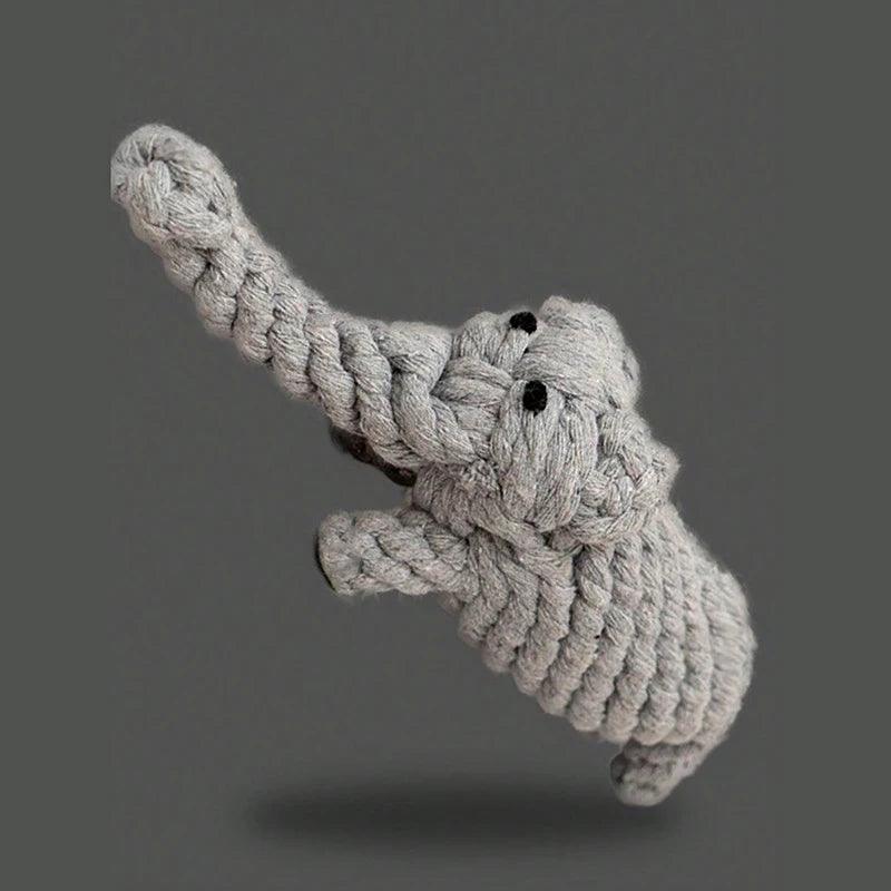 1pc rope knot grinding teeth resistant hand-woven animal cotton rope small and medium-sized dog pet dog toys