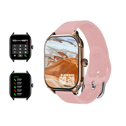 KESHUYOU H9 2025 Smart Watch 2.01-inch HD Display Receive Make Calls Message Preview Sport Mode Weather Forecast Smart Watch - Urbizia