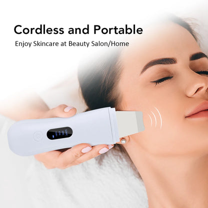 Ultrasonic Skin Scrubber Ion Deep Cleansing Facial Device