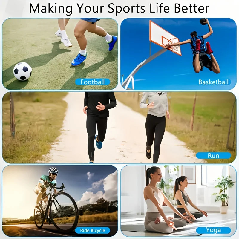 1Pcs Compression Leg & Knee Braces with Non-Slip, Extended Full-Length Knee Sleeves for Running, Basketball, Cycling