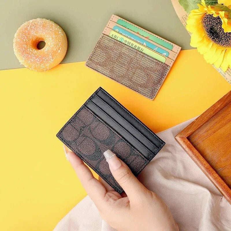 Luxury Design Wallets for Women Multi-Function Card Holder PU Leather Female Small Card Bag Short Women's Purse