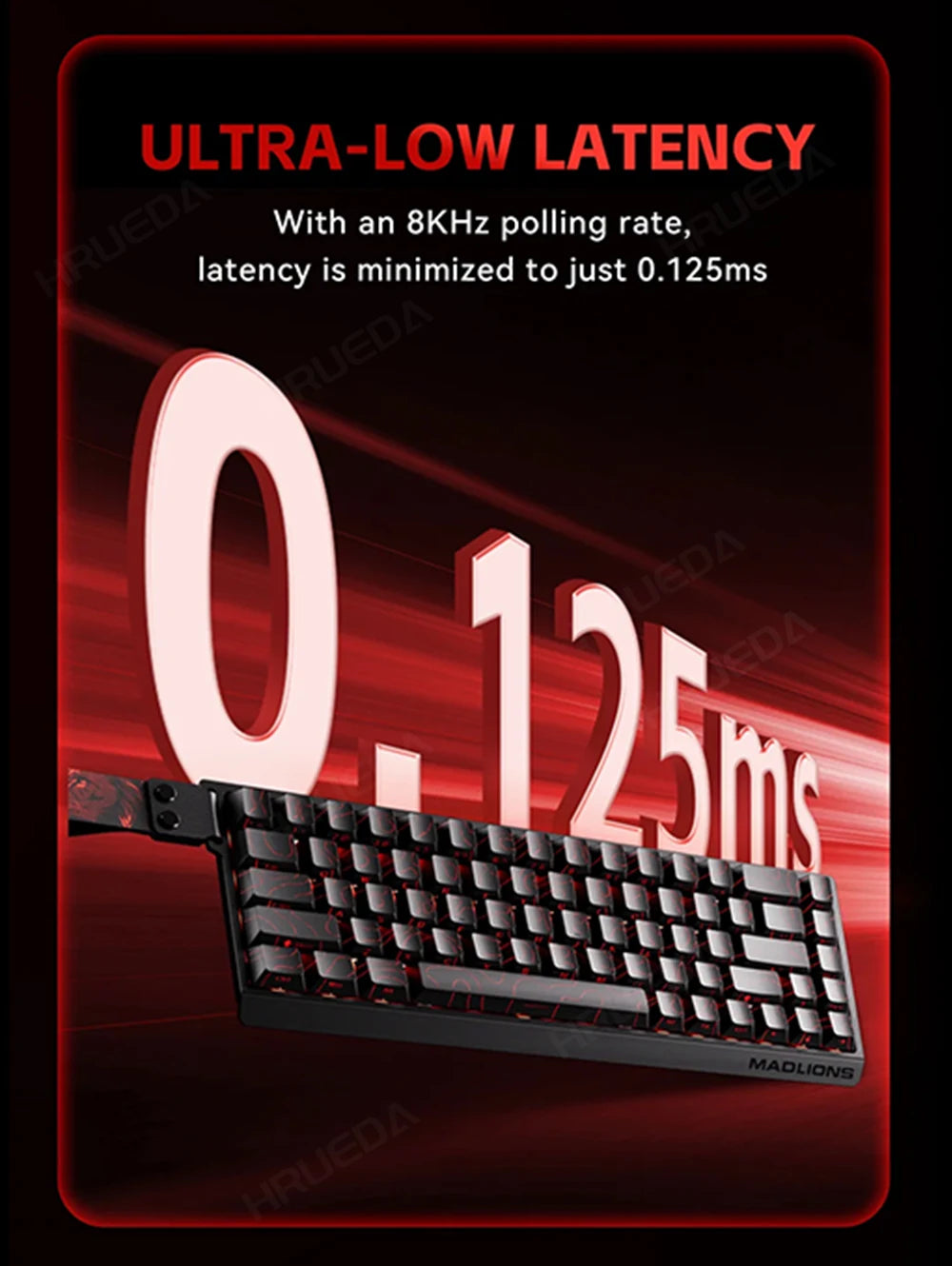 MADLIONS Mad 60he Mad60HE Mad 68HE Mechanical Keyboard Magnetic Switch Wired Hot Swap 8K Polling Rate Customized Gaming keyboard