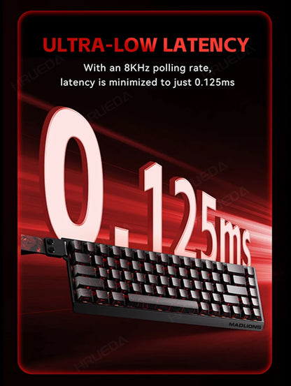 MADLIONS Mad 60he Mad60HE Mad 68HE Mechanical Keyboard Magnetic Switch Wired Hot Swap 8K Polling Rate Customized Gaming keyboard