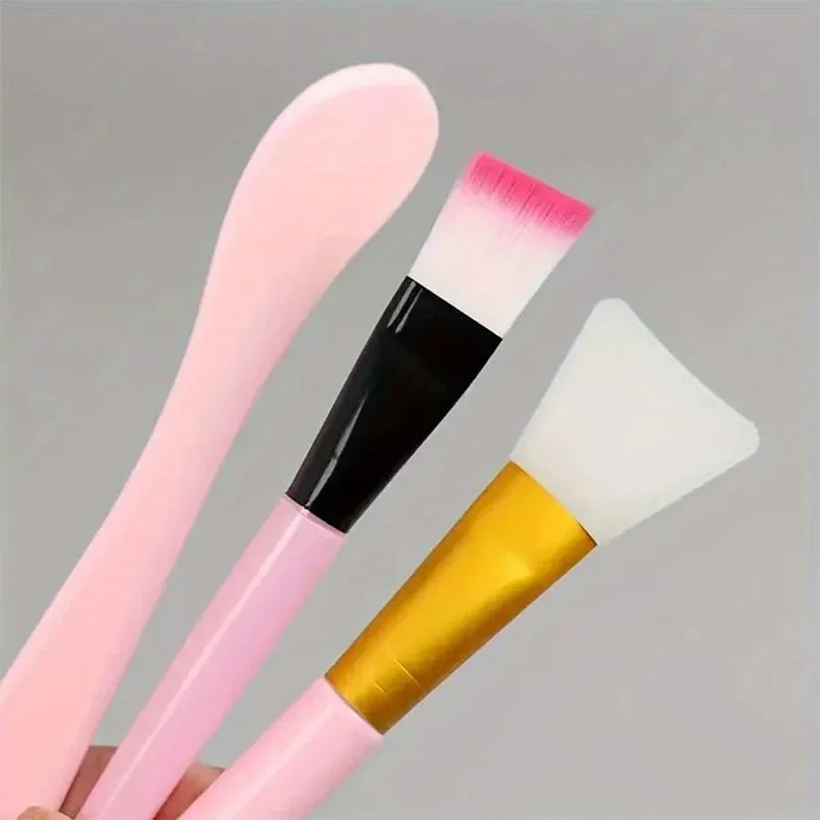 7pcs/Set DIY Face Mask Mixing Tools - Facial Applicator Spatula Mask Bowl Spoons -Applying Masks And Skin Care Products - Urbizia