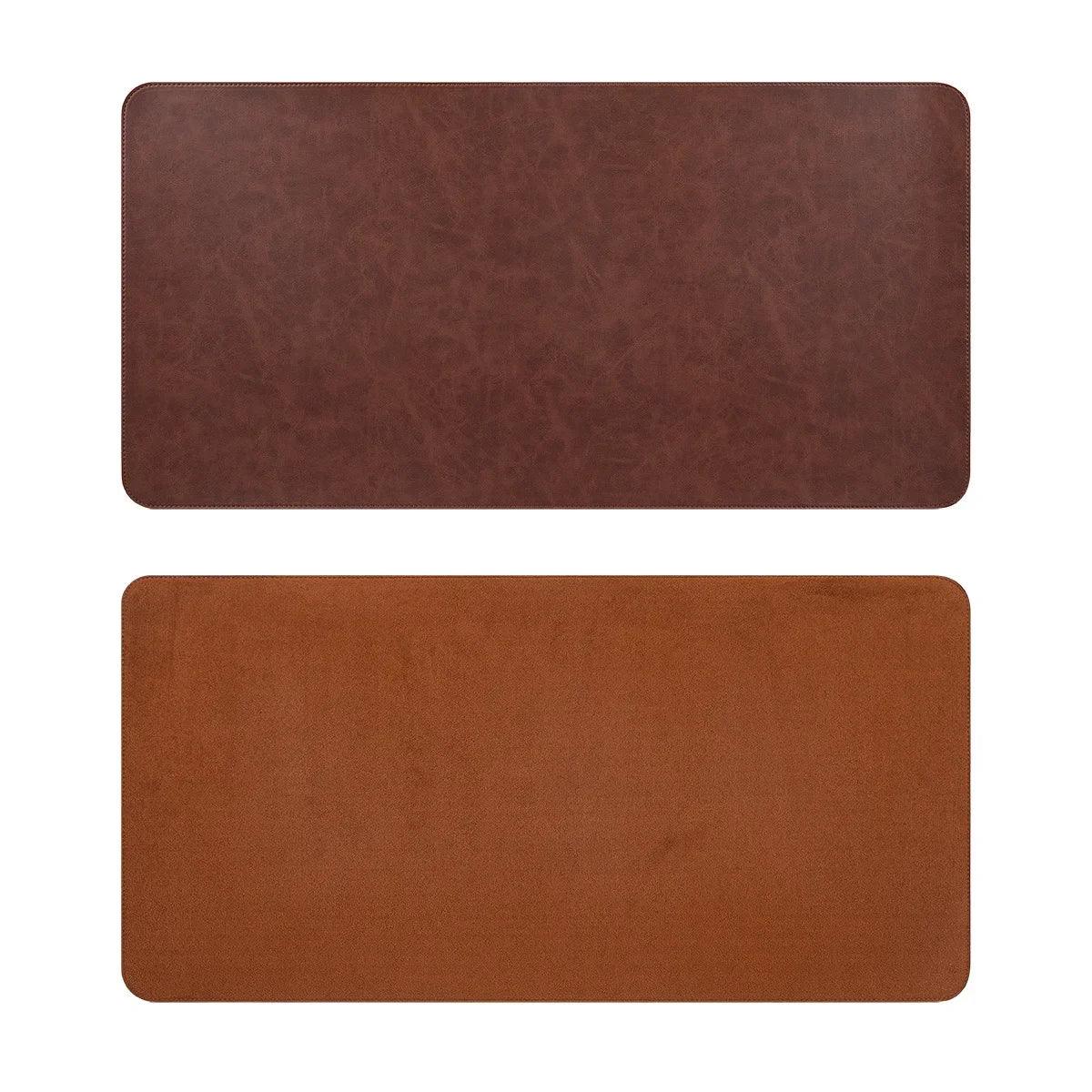 Desk Pad Waterproof PU Mouse Pad Desk Mat Protective Cover Large Mousepad Computer Laptop Non-slip Easy To Clean Keyboard Mats - Urbizia