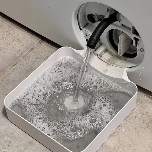Washing Machine Drain Tray with Lint Filter – No-Overflow Design