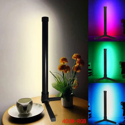 RGB Dream Color Floor Lamp with Music Sync Modern 16 Million Color Changing Standing Mood Light For Bedroom Living Room - Urbizia
