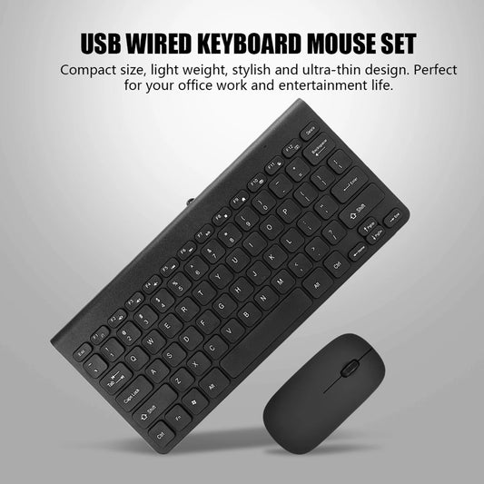 Ultra Thin USB Wired Keyboard Optical Mouse Mice Set Combo for PC Laptop keyboard mouse keyboard mouse combo usb keyboard mouse