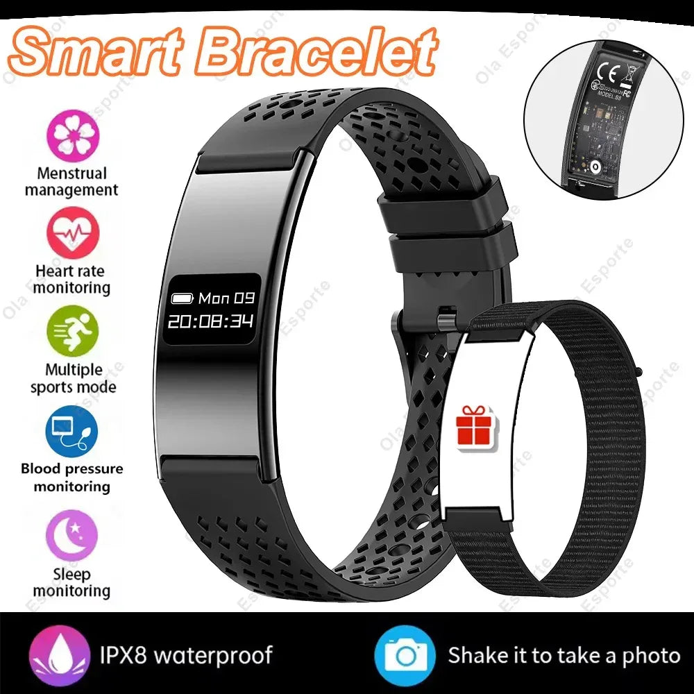 Sports Step Count Smart Bracelet 2026 New Men Women Health Monitoring Fitness Smart Watch Heart Rate Sleep Monitoring Smart Band - Urbizia