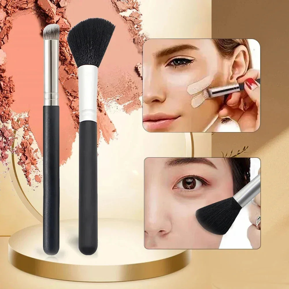 Foundation Concealer Brush Premium Contour Blusher Brushes Flawless Under Eye Dense Face Makeup Brush For Blending - Urbizia