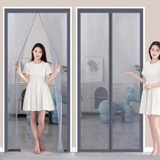 Magnetic Door & Window Mosquito Net Curtain – Polyester Mesh Screen