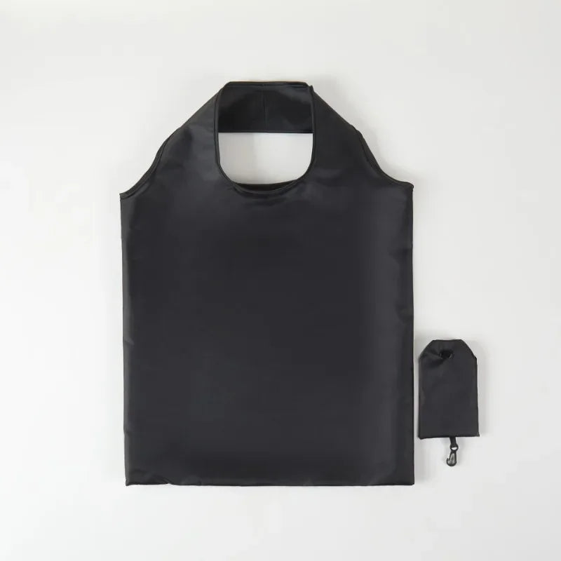 In The Case of Women's Solid-color Eco-friendly, Foldable and Reusable Shopping Bags for Polyester Travel Groceries