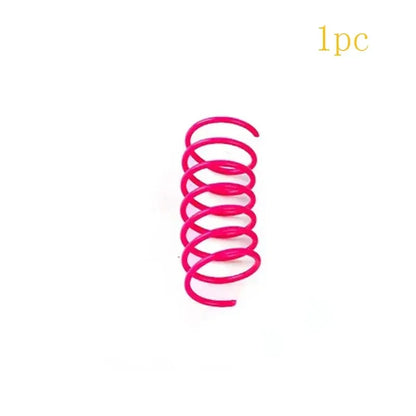 Pet Cat Toys Wide Durable Heavy Gauge Cat Spring Toy Colorful Springs Cat Pet Toy Coil Spiral Springs Pet Intera - Urbizia