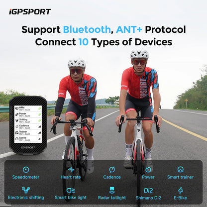 iGPSPORT BSC300T Touch-screen Bike Computer Global Colorful Map Wireless Cycling Computer  Support E-bike