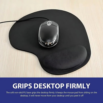 Ergonomic Wrist Rest Mouse Pad for PC & Laptop