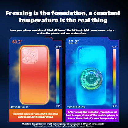 MEMO CX15 AI Semiconductor Phone Cooler with Temperature Display