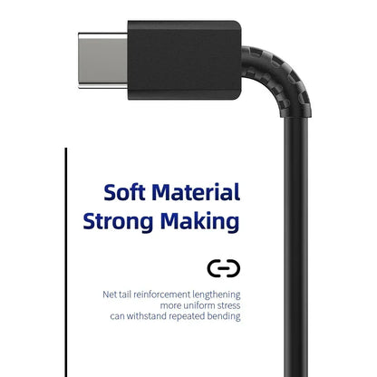 2PCS PD 45W USB C Cable For Samsung Galaxy S20 S21 S22 S23 Ultra Note 10 5G 20 A53 A54 Super Fast Charging USB Type C Data Cable - Urbizia