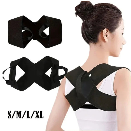 1pc Back Posture Corrector Clavicle Spine Back Brace Belt Adjustable Upper Back Shoulder Lumbar Posture Correction Body Shaping