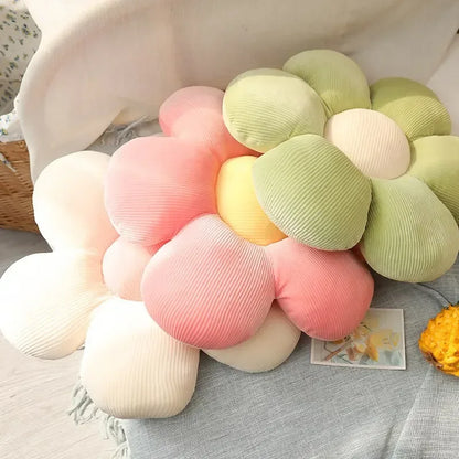 35CM Colorful Flowers Plush Pillow Plant Petal Cushion Stuffed Toys Home Decor Gift - Urbizia