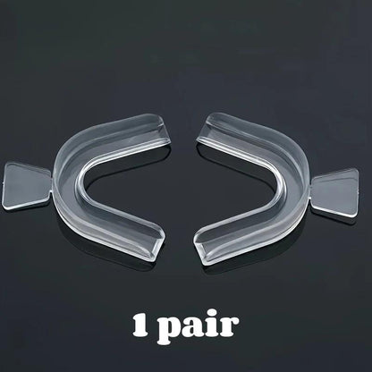 1-4pair Unisex Teeth Aligner Silicone Invisible Dental Orthopedic Tray for Whitening Straightening Nighttime Use Teeth Care Tool