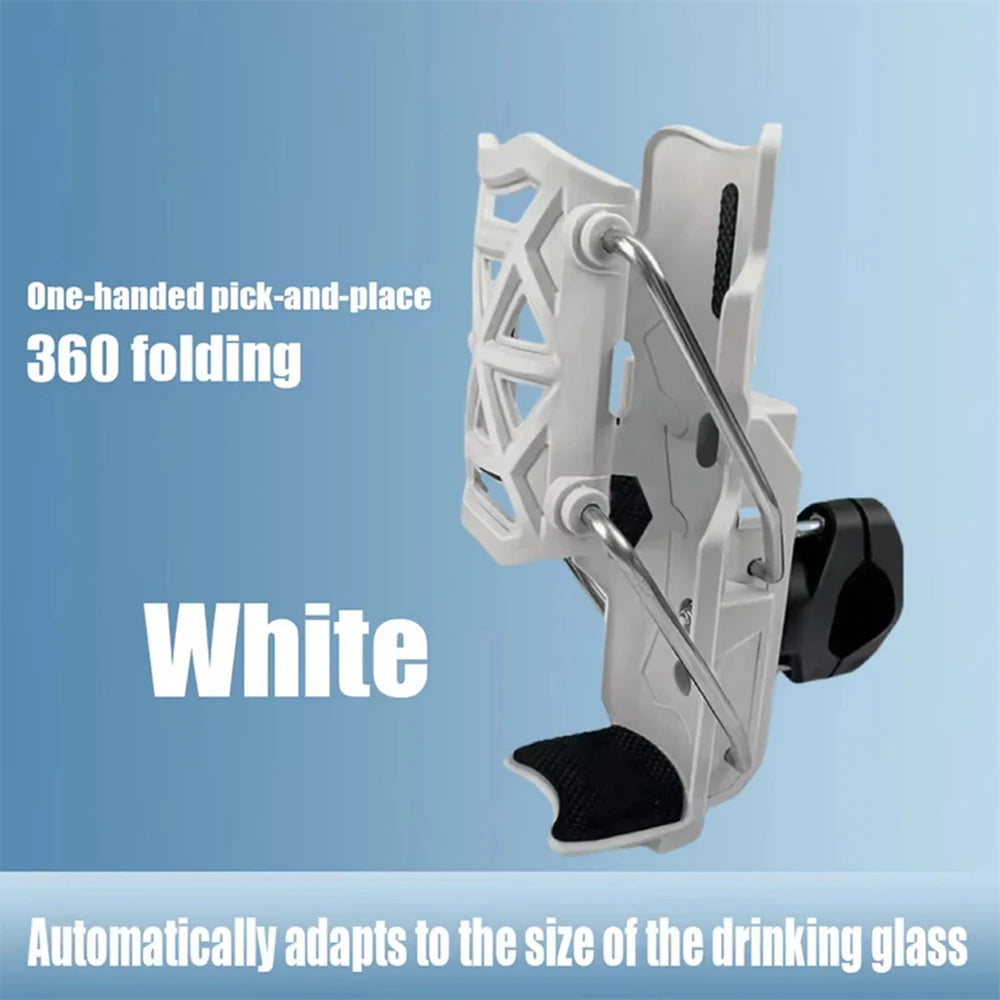 Adjustable Motorcycle Bike Cup Holder Handlebar Water Bottle Bike Mount For 32-77mm for bicycles