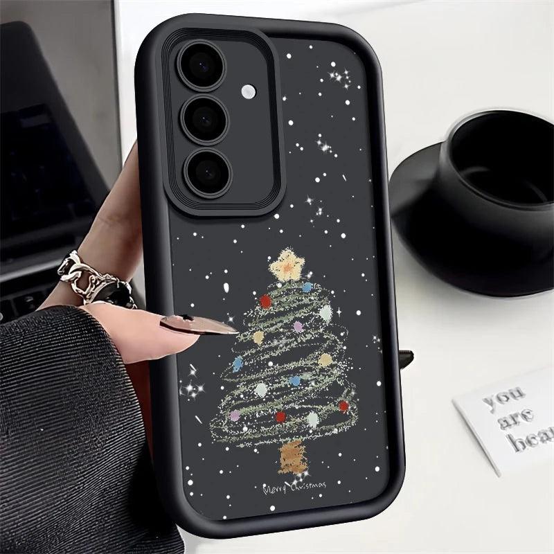 Christmas Tree Soft TPU Case for Samsung Galaxy – Festive Silicone Cover