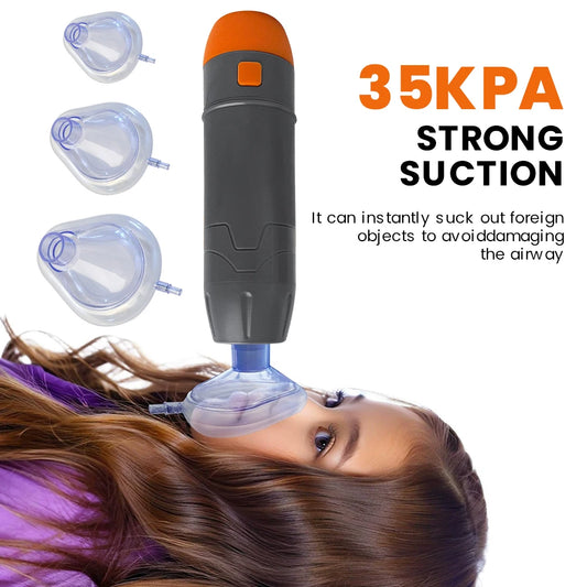 Auto CPR Anti-Choking Rescue Device with 3 Masks