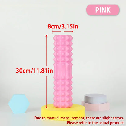 45/30cm Foam Massage Roller Hollow Column Fitness Equipment for Muscle Massage Physiotherapy and Sports Rehabilitation